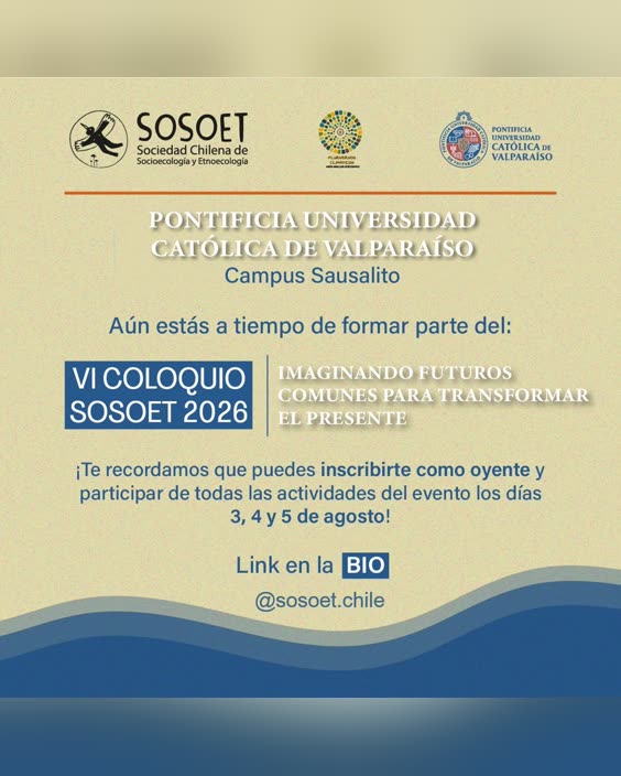 Afiche: VI Coloquio SOSOET 2026