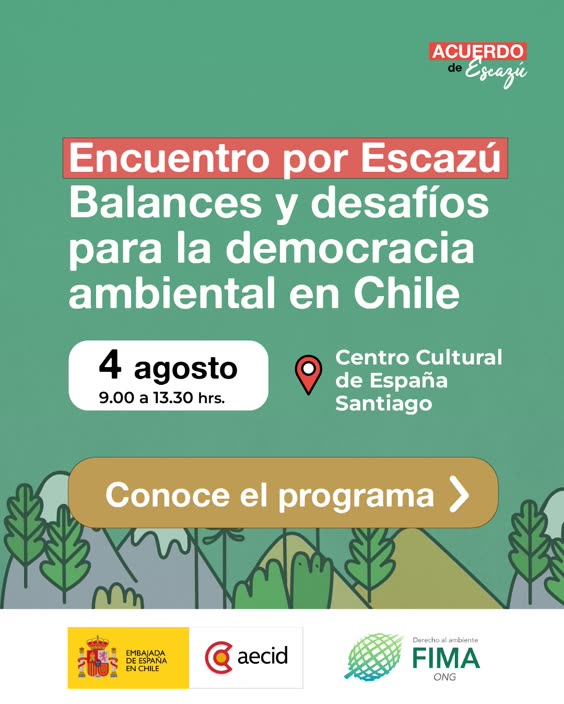 Afiche: Encuentro por Escazú